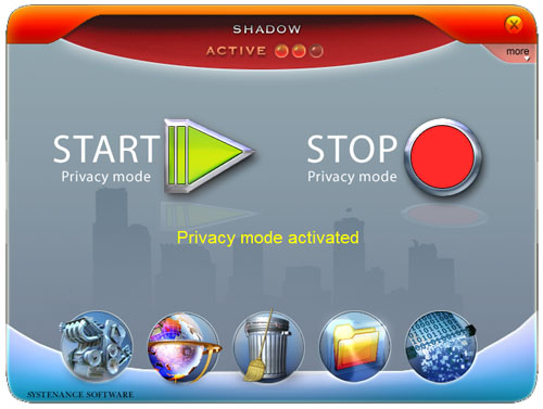 Screenshot of Shadow Professional